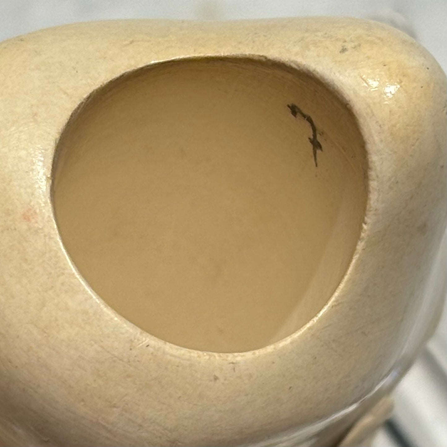 Vintage Turkish Block Meerschaum Figural Pipe Sultan Head 6" Unsmoked Look