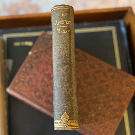 Ernest Renan The Apostles | 1897 Edition | Origins of Christianity Vol. II | Antique Religious History Book