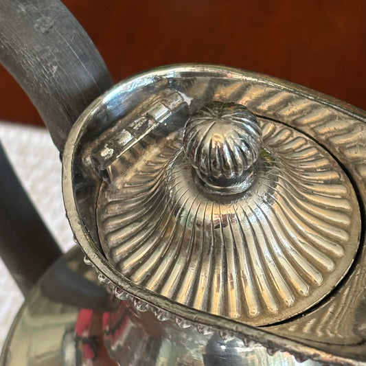 Victorian Silverplate Coffee Pot | EPBS Electroplated Britannia Silver | Classical Ewer Form