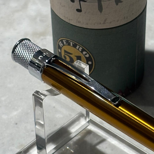 Retro 51 Tornado Orange Lacquer Rollerball Pen VRR-1302 New Old Stock w/ Tube