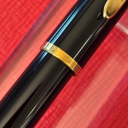 Vintage Pelikan R200 Old Style Rollerball Pen | W. Germany | Black & Gold Trim