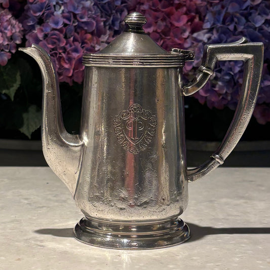 Vintage Hotel Silver Teapot Collection | The Plaza Hotel, Hotel Gotham, Gladstone & Wilcox | Set of 4