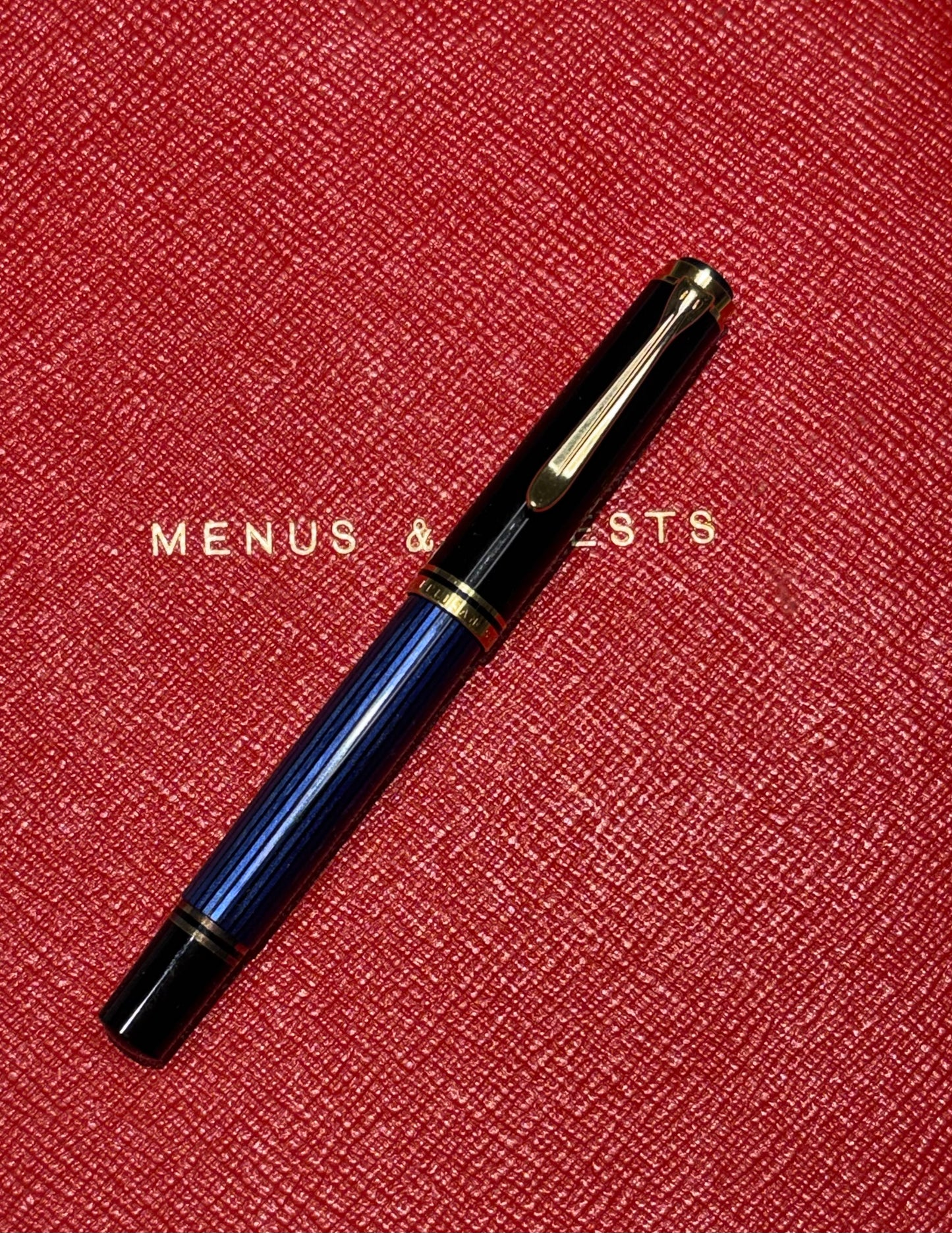 Vintage Pelikan Souverän R600 Rollerball Pen | Blue Stripe | Germany | New Blue Refill