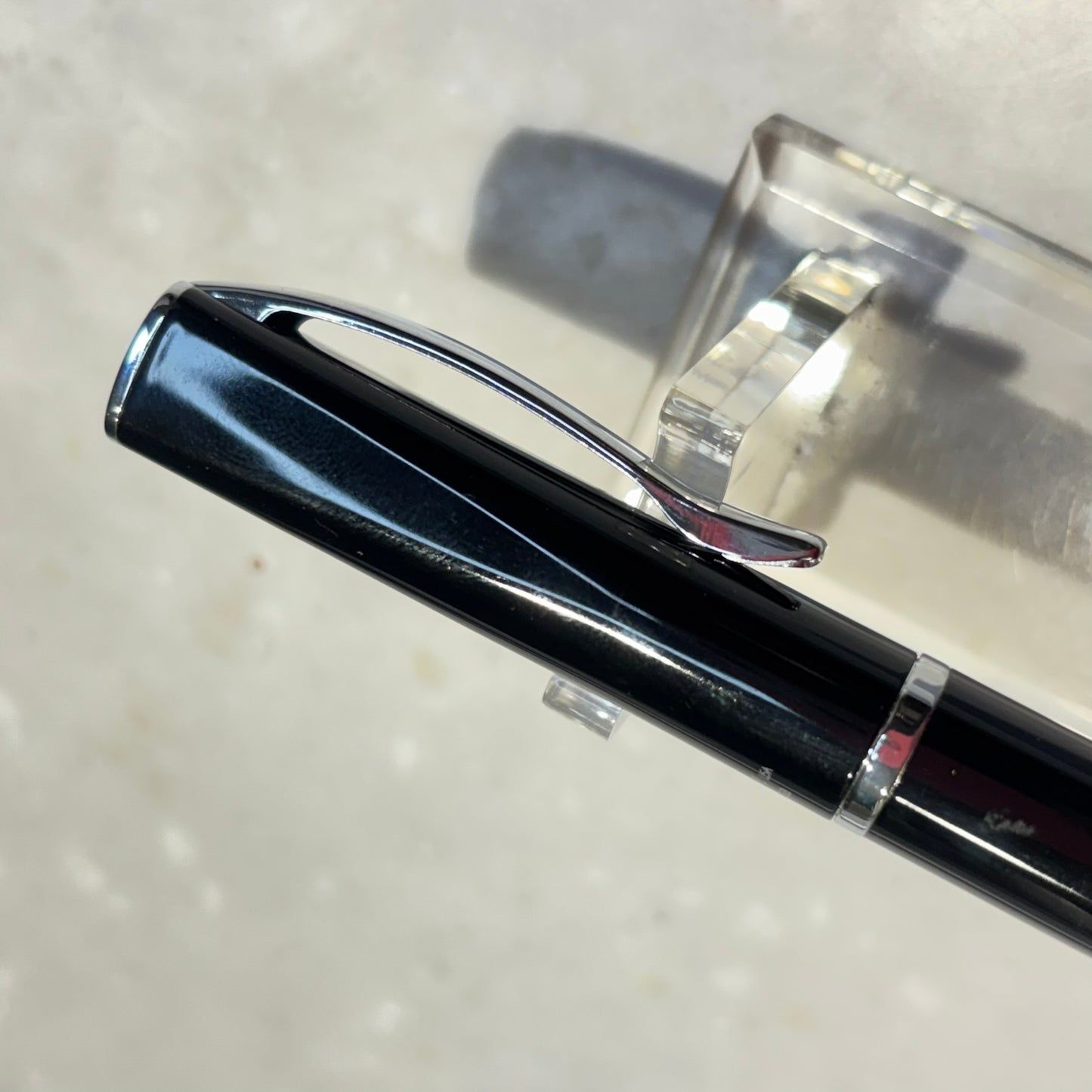 Monteverde Impressa Ballpoint Pen | Black with Chrome Trim | New Old Stock with Box