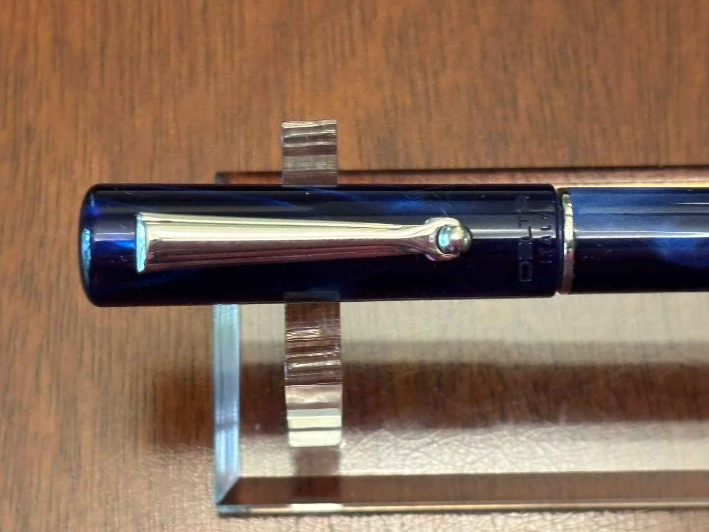 Delta Unica Blue Ballpoint Pen | Pre-2018 New Old Stock | Boxed Italian Writing Instrument
