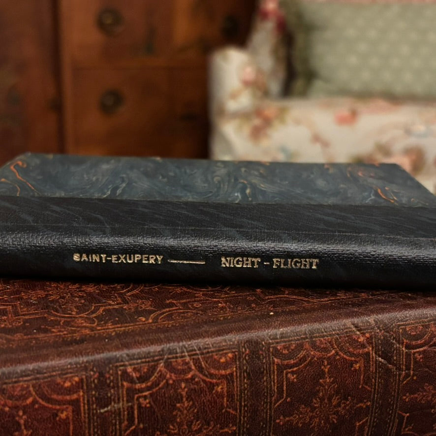 Vintage 1932 Night Flight by Antoine de Saint-Exupéry | Early English Paris Edition | Rebound Literary Classic
