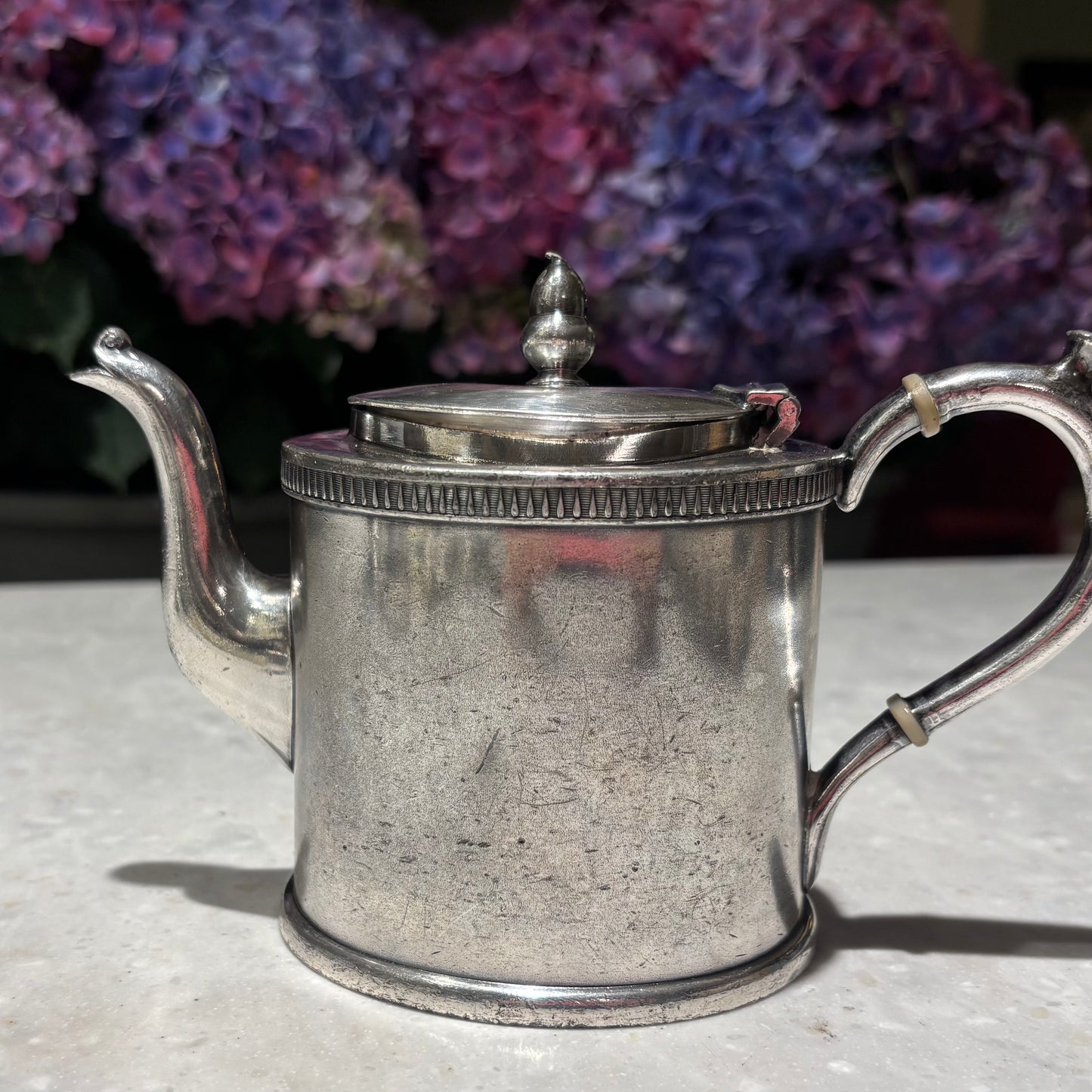 Vintage Hotel Silver Teapot Collection | The Plaza Hotel, Hotel Gotham, Gladstone & Wilcox | Set of 4