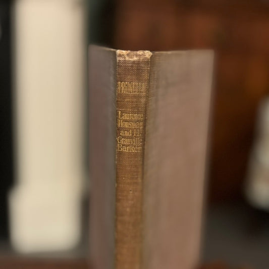 Vintage 1906 Prunella or Love in a Dutch Garden | Inscribed Author Copy | Laurence Housman & H. Granville Barker