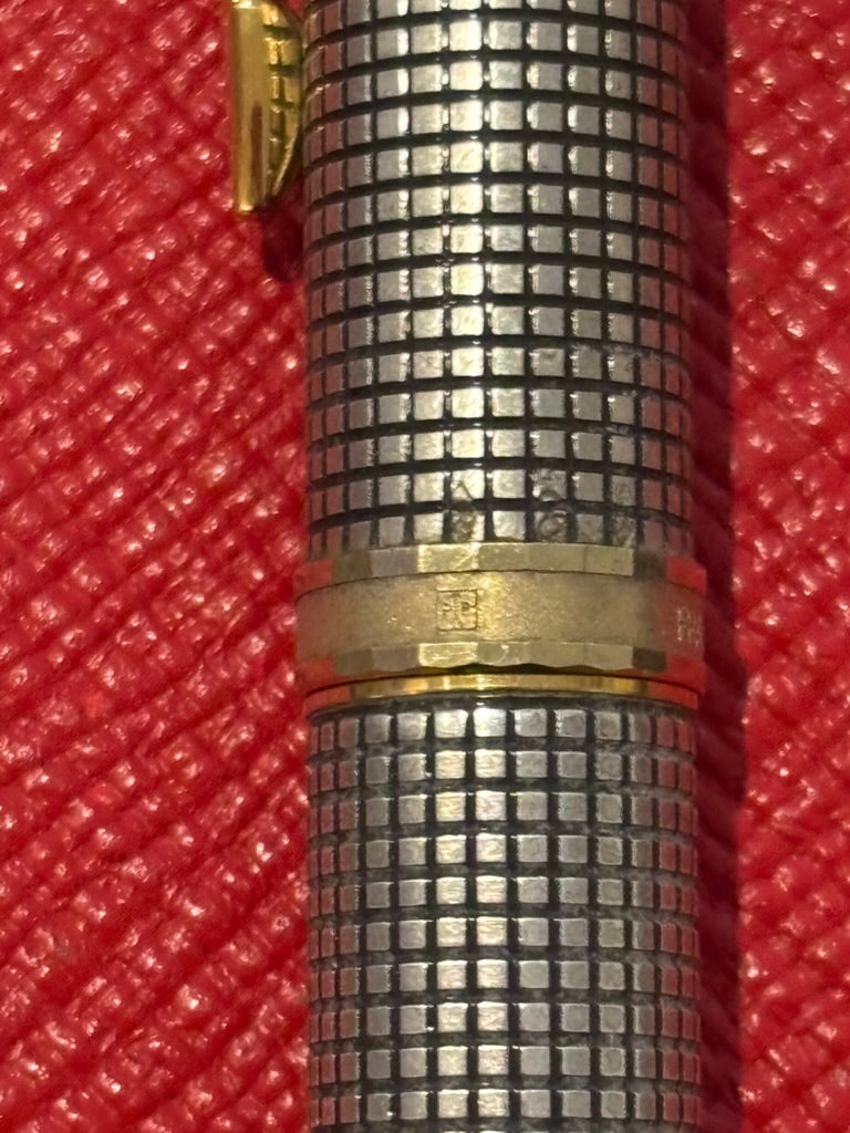 Vintage Parker Premier MK II Ciselé Sterling Silver Pen Set | Ballpoint & Rollerball | France