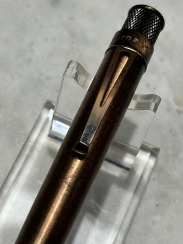 Retro 51 Tornado Lincoln Antique Copper Rollerball Pen | Vintage Metalsmith | Old Stock