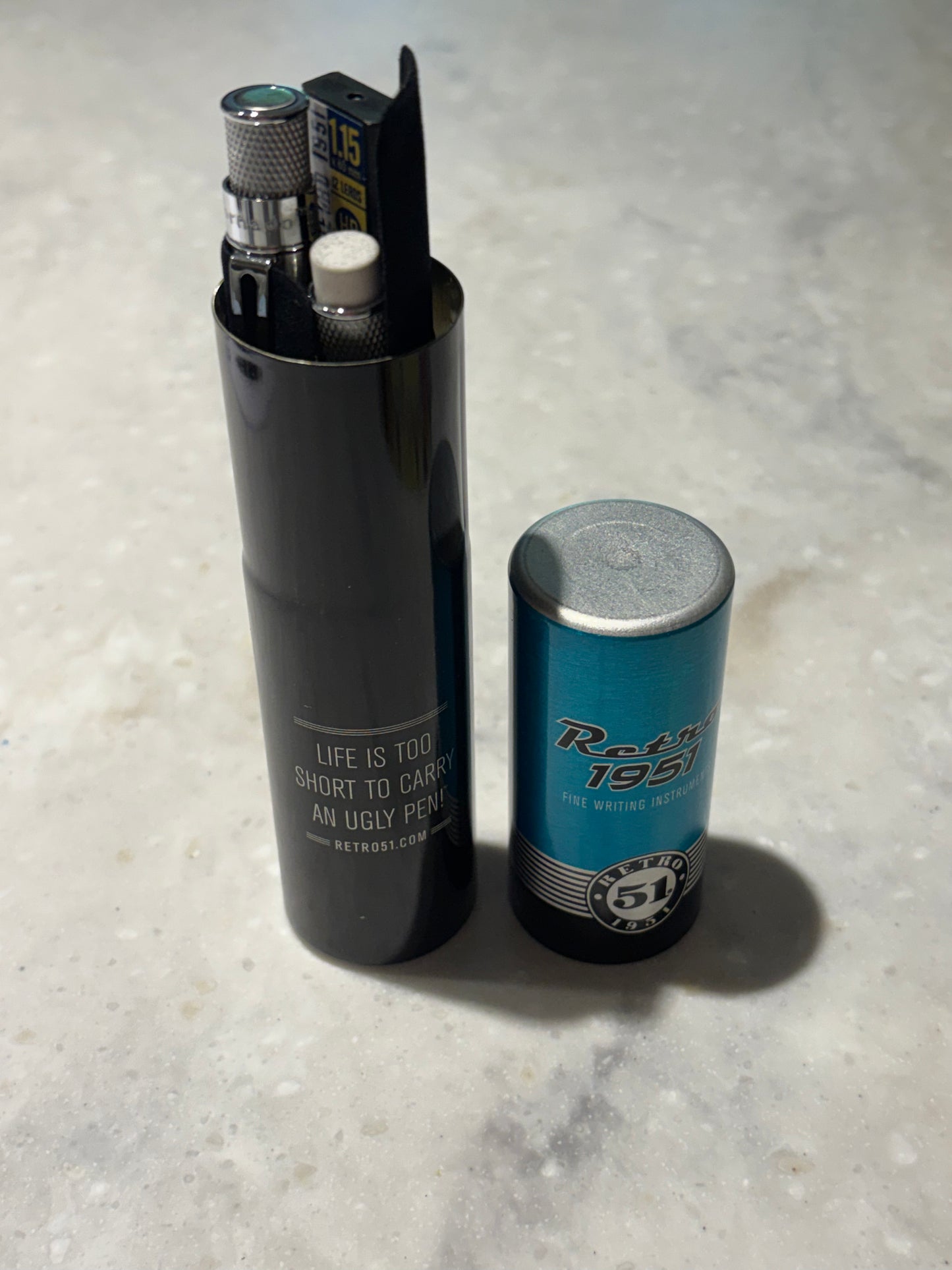 Retro 51 Tornado Stainless Gift Set | Rollerball Pen & 1.15mm Pencil | New Old Stock
