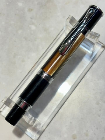 Monteverde Mini Jewelria Stripe Brown Rollerball Pen | New Old Stock in Box