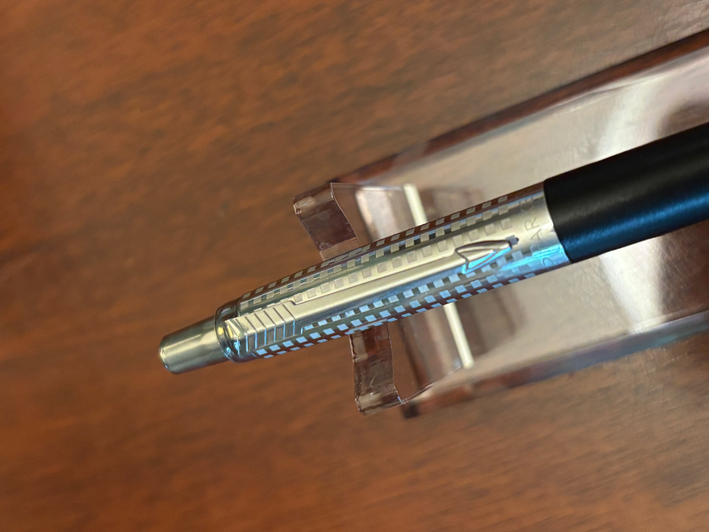 Parker Jotter Black & Stainless Steel Ballpoint Pen | New Old Stock in Box
