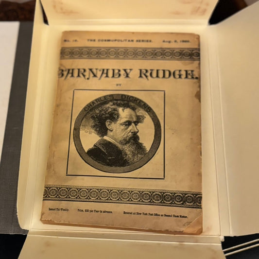 1889 Barnaby Rudge by Charles Dickens | The Cosmopolitan Series No. 16 | August 6, 1889 | Hurst & Co.
