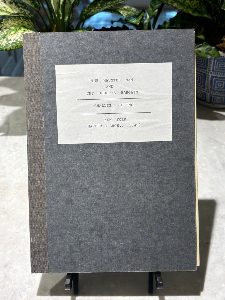 Charles Dickens The Haunted Man and The Ghost's Bargain 1849 First American Edition – Harper & Brothers