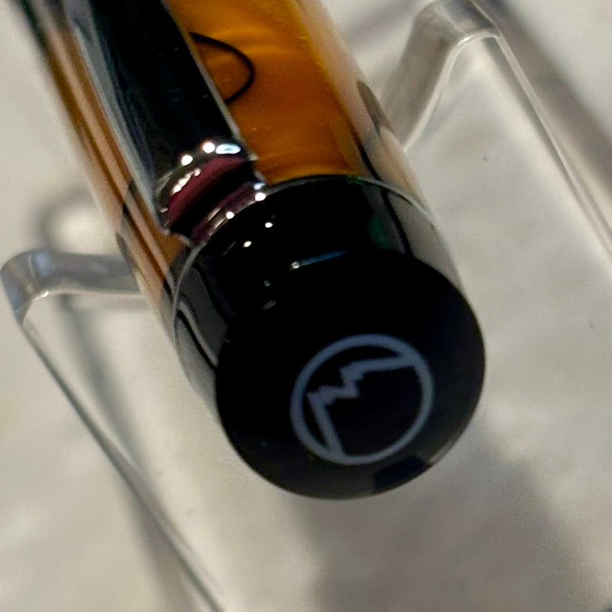 Monteverde Prima Ballpoint Pen | Tiger Eye Acrylic Resin | New Old Stock in Box