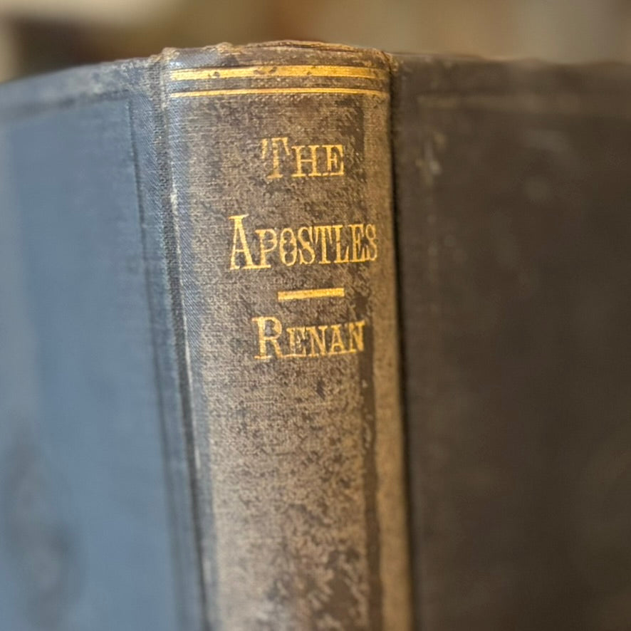 Ernest Renan The Apostles | 1897 Edition | Origins of Christianity Vol. II | Antique Religious History Book