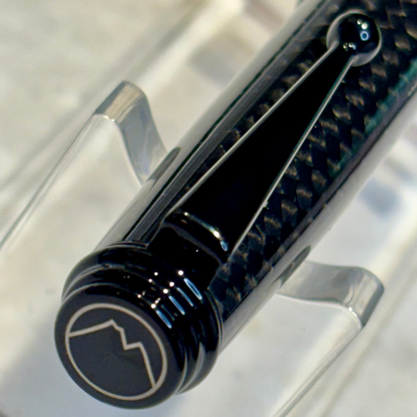 Monteverde Invincia Carbon Fiber Fountain Pen New in Box c. 2016
