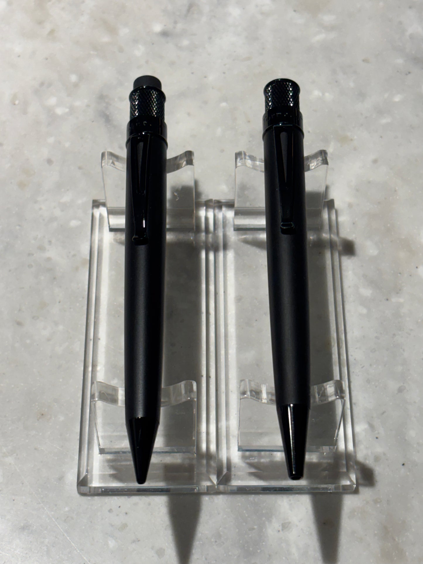 Retro 51 Tornado Stealth Gift Set | Matte Black Rollerball & Pencil | New Old Stock