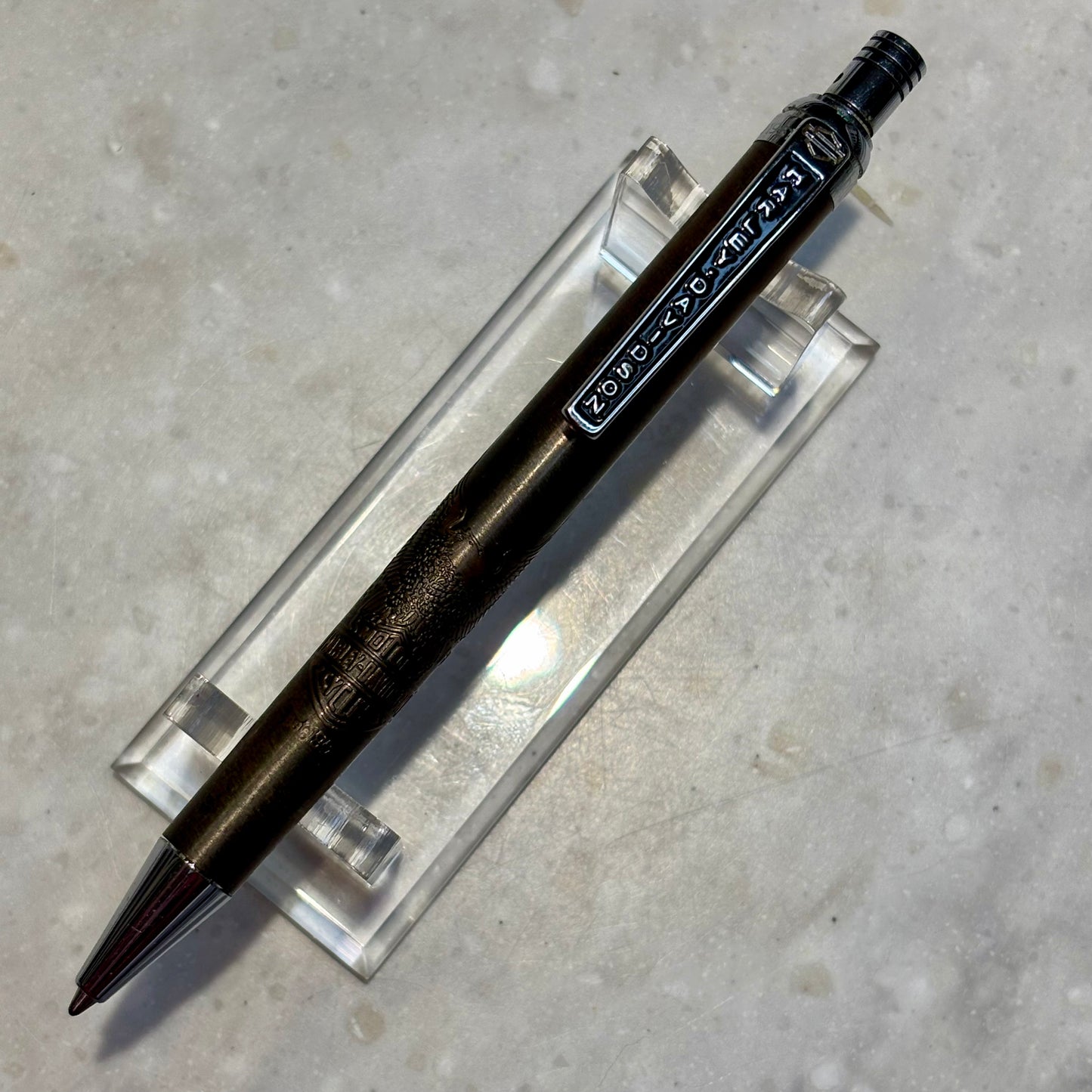 Retro 51 Harley-Davidson Top-Click Ballpoint Pen | Copper & Stainless | New Refill