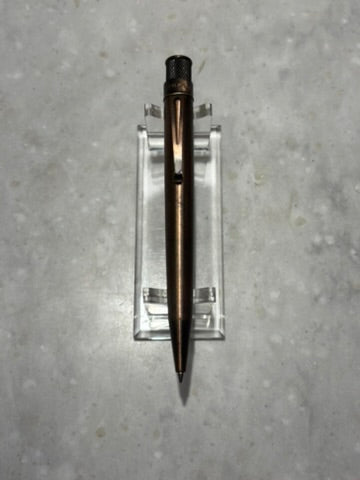 Retro 51 Tornado Lincoln Antique Copper Rollerball Pen | Vintage Metalsmith | Old Stock