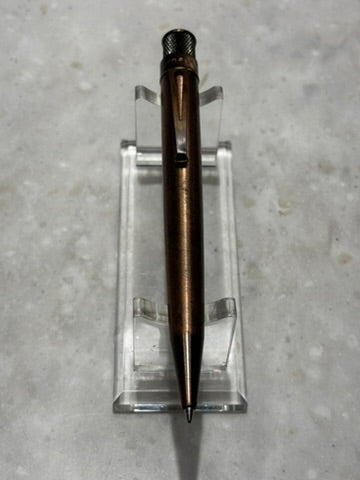 Retro 51 Tornado Lincoln Antique Copper Rollerball Pen | Vintage Metalsmith | Old Stock