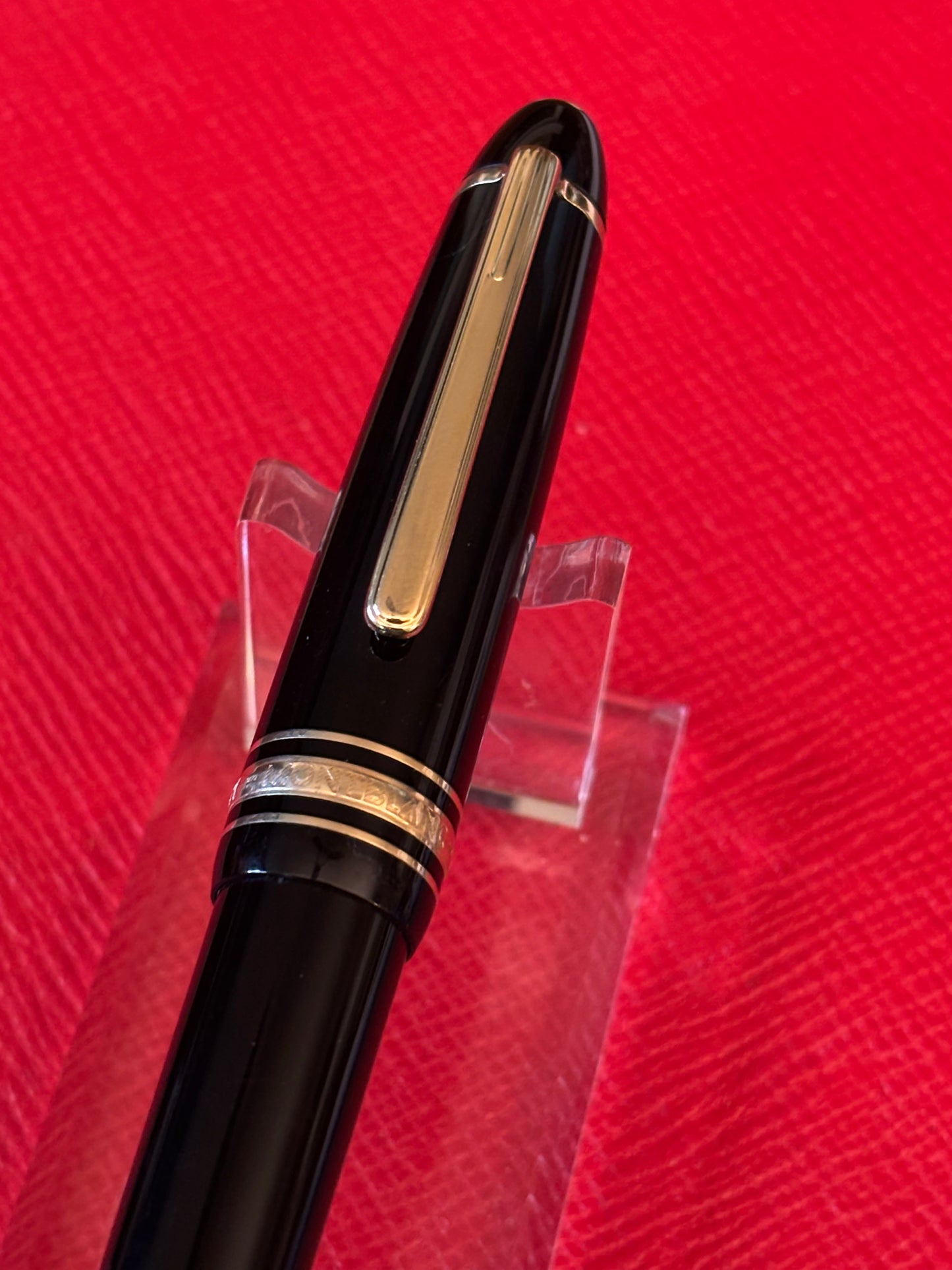 Montblanc Meisterstück No. 161 Classique Ballpoint Pen — Black Resin & Gold Trim