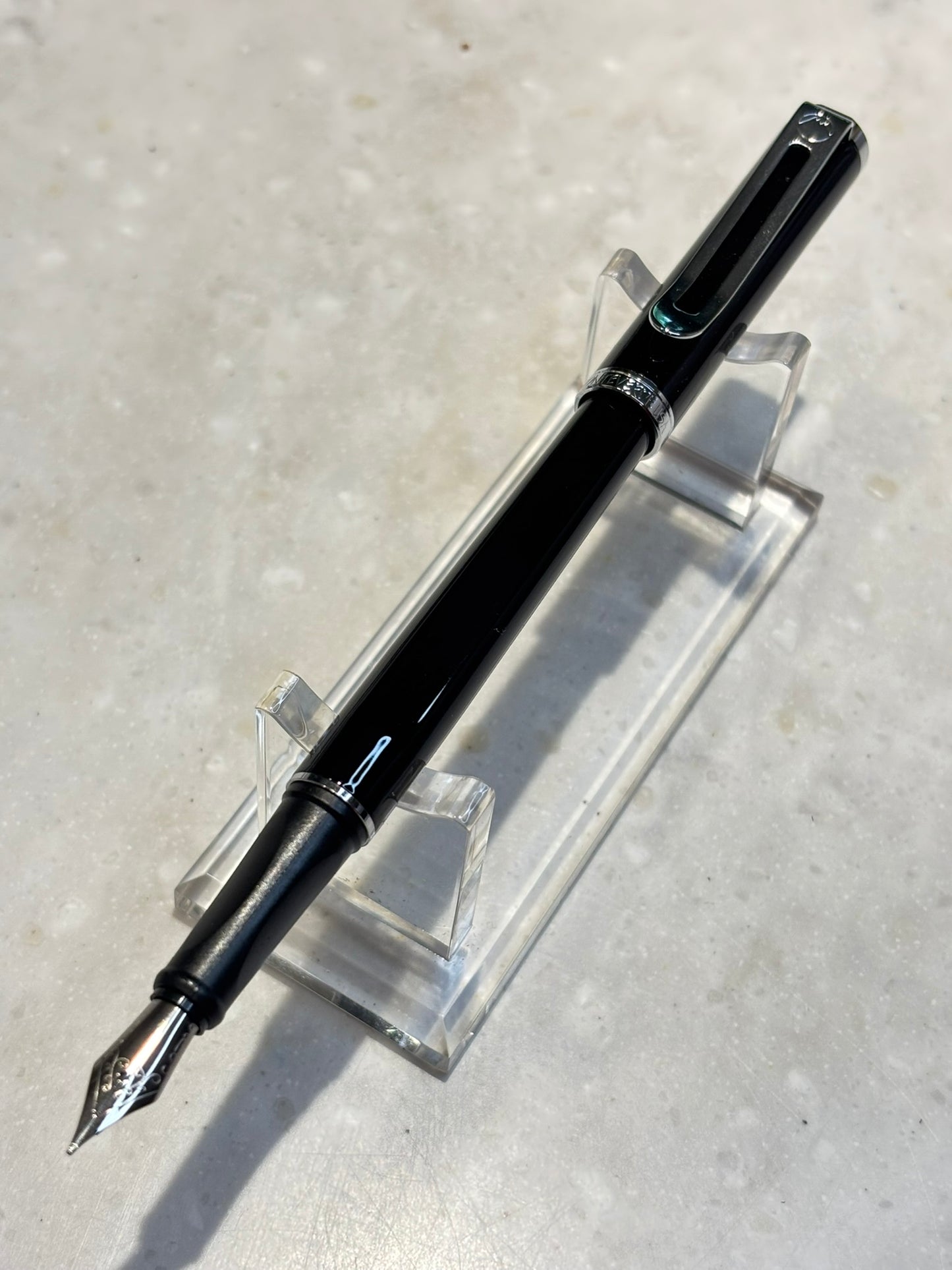Vintage Monteverde Limonada Fountain Pen | Black & Chrome | New Old Stock