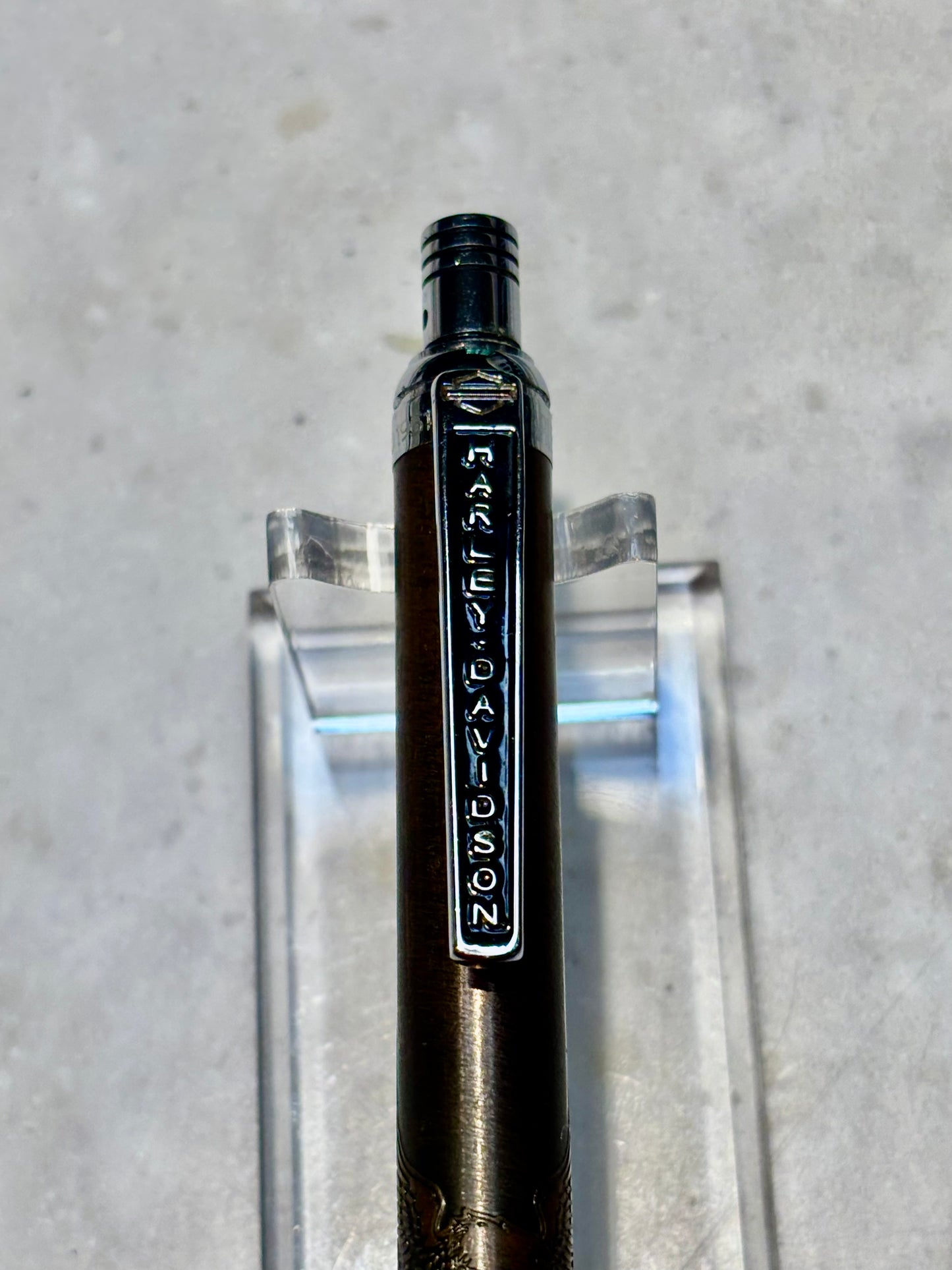 Retro 51 Harley-Davidson Top-Click Ballpoint Pen | Copper & Stainless | New Refill