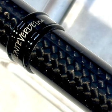 Monteverde Invincia Carbon Fiber Fountain Pen New in Box c. 2016
