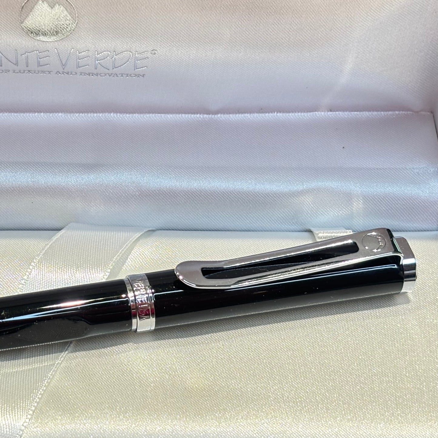Vintage Monteverde Limonada Fountain Pen | Black & Chrome | New Old Stock