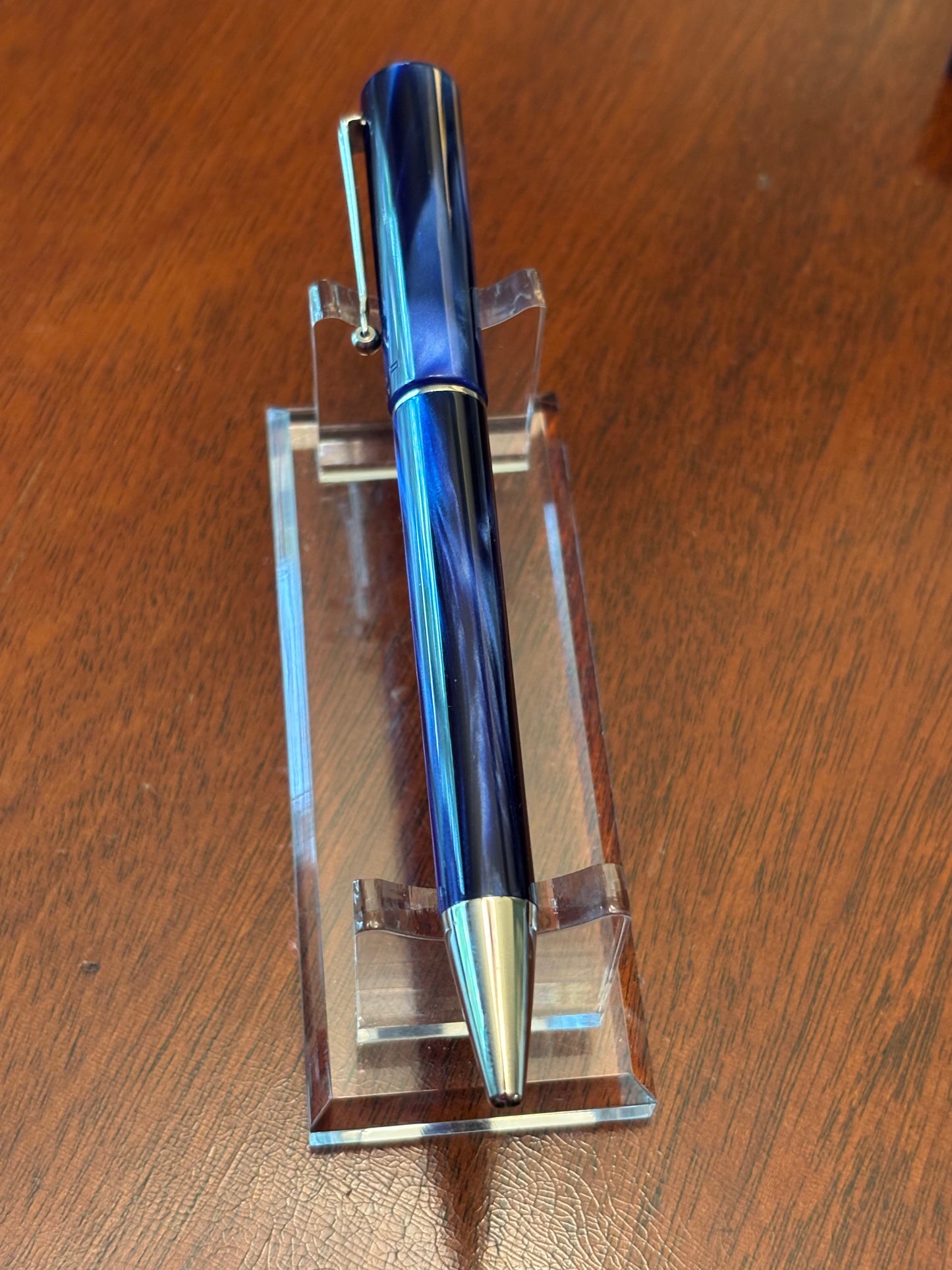 Delta Unica Blue Ballpoint Pen | Pre-2018 New Old Stock | Boxed Italian Writing Instrument