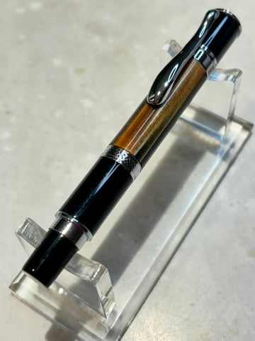 Monteverde Mini Jewelria Stripe Brown Rollerball Pen | New Old Stock in Box