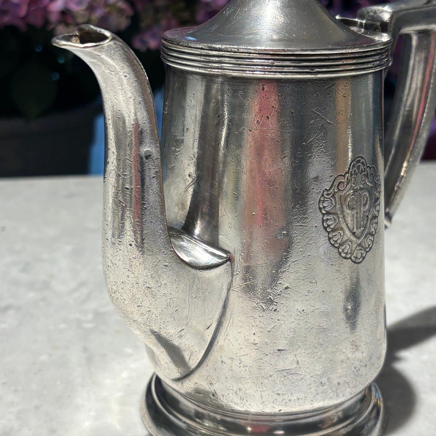 Vintage Hotel Silver Teapot Collection | The Plaza Hotel, Hotel Gotham, Gladstone & Wilcox | Set of 4
