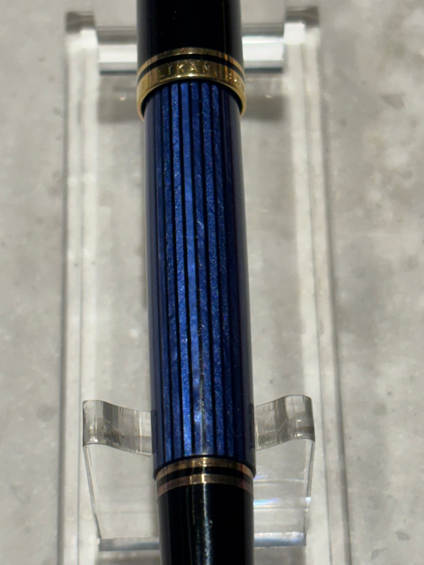 Vintage Pelikan Souverän R600 Rollerball Pen | Blue Stripe | Germany | New Blue Refill