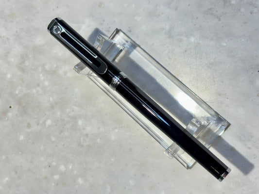 Vintage Monteverde Limonada Fountain Pen | Black & Chrome | New Old Stock