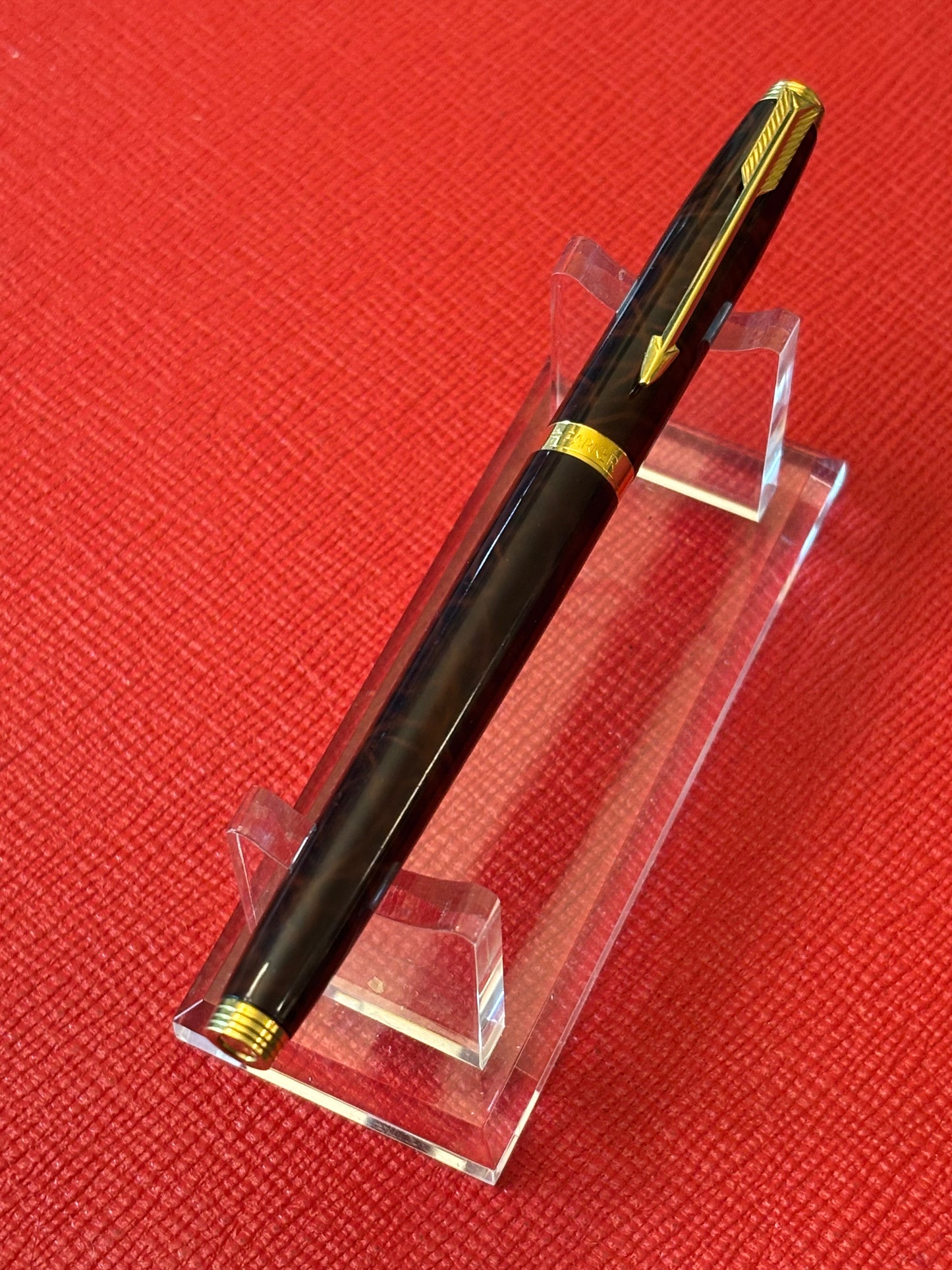 Parker 75 Thuya Laque Fountain Pen | 14K Medium Nib | Made in France | 1989
