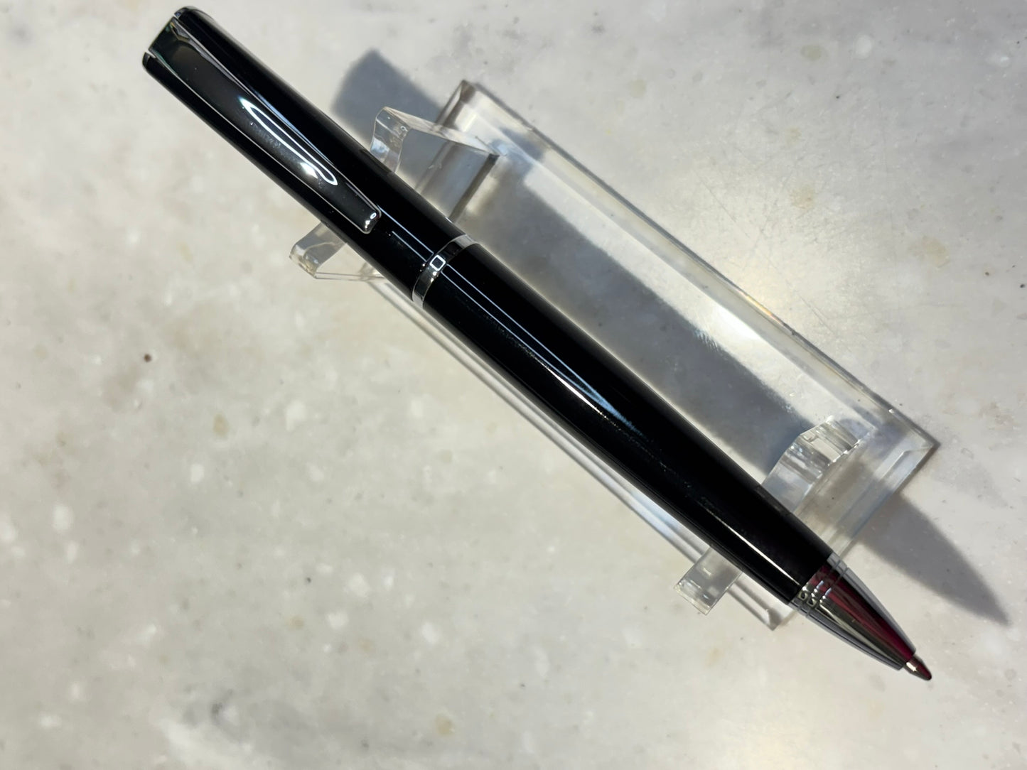Monteverde Impressa Ballpoint Pen | Black with Chrome Trim | New Old Stock with Box