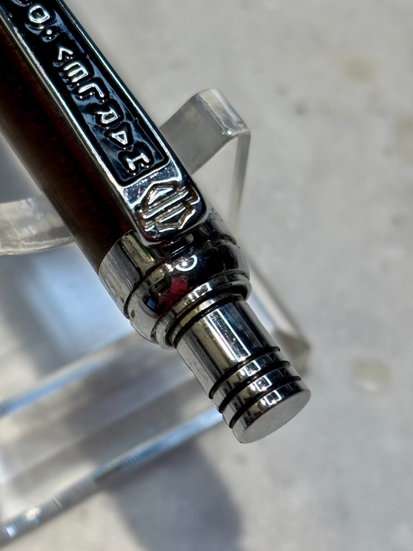 Retro 51 Harley-Davidson Top-Click Ballpoint Pen | Copper & Stainless | New Refill
