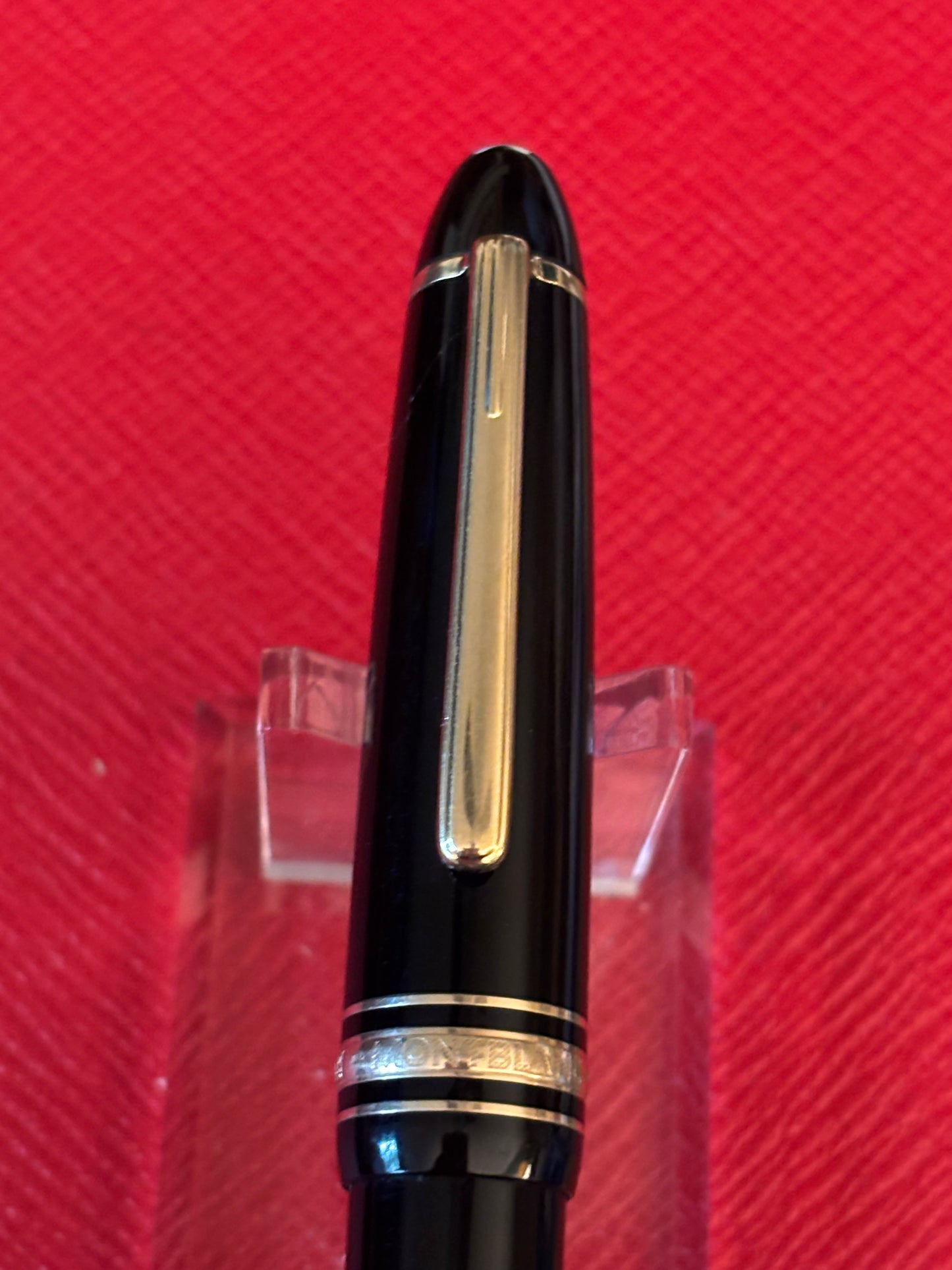 Montblanc Meisterstück No. 161 Classique Ballpoint Pen — Black Resin & Gold Trim