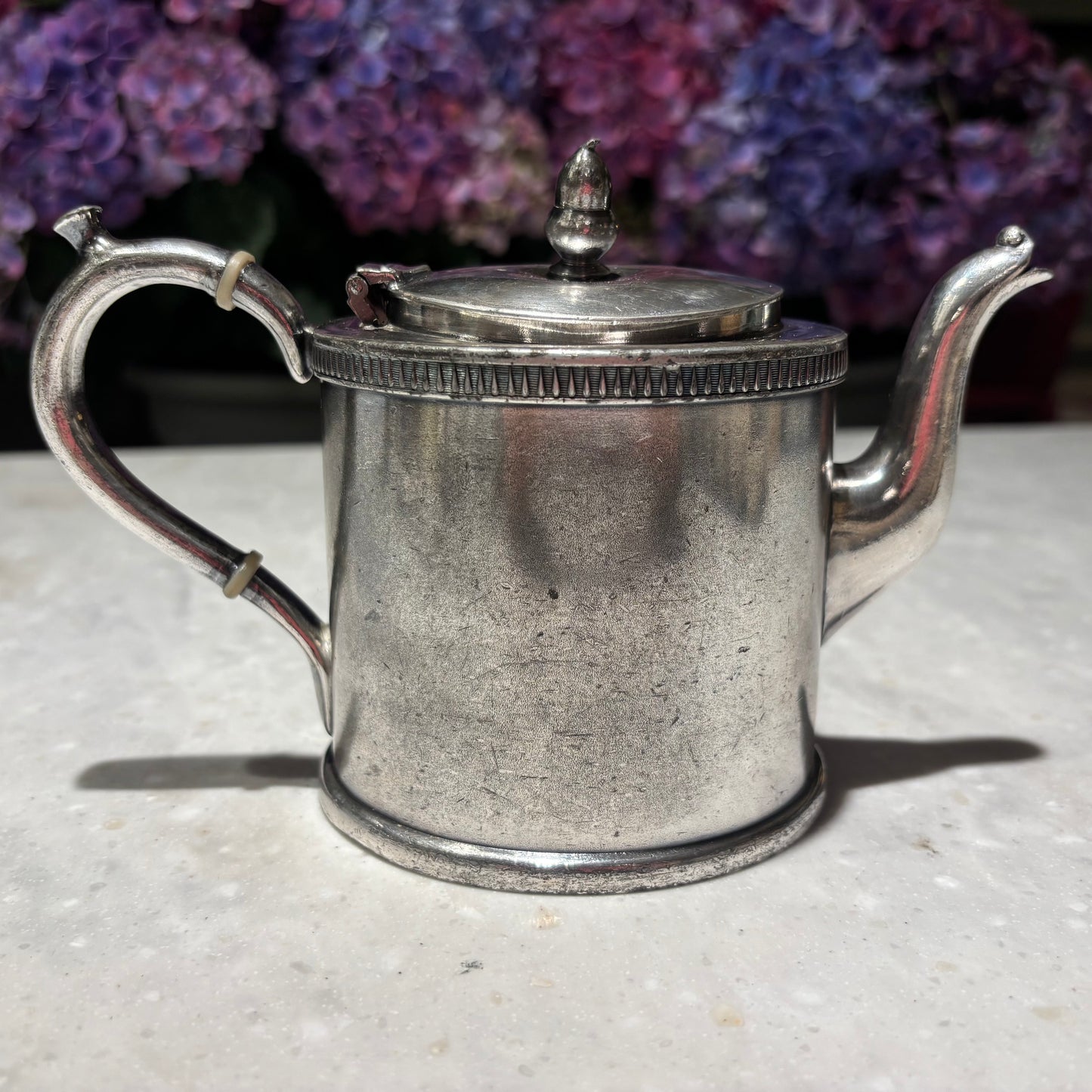Vintage Hotel Silver Teapot Collection | The Plaza Hotel, Hotel Gotham, Gladstone & Wilcox | Set of 4