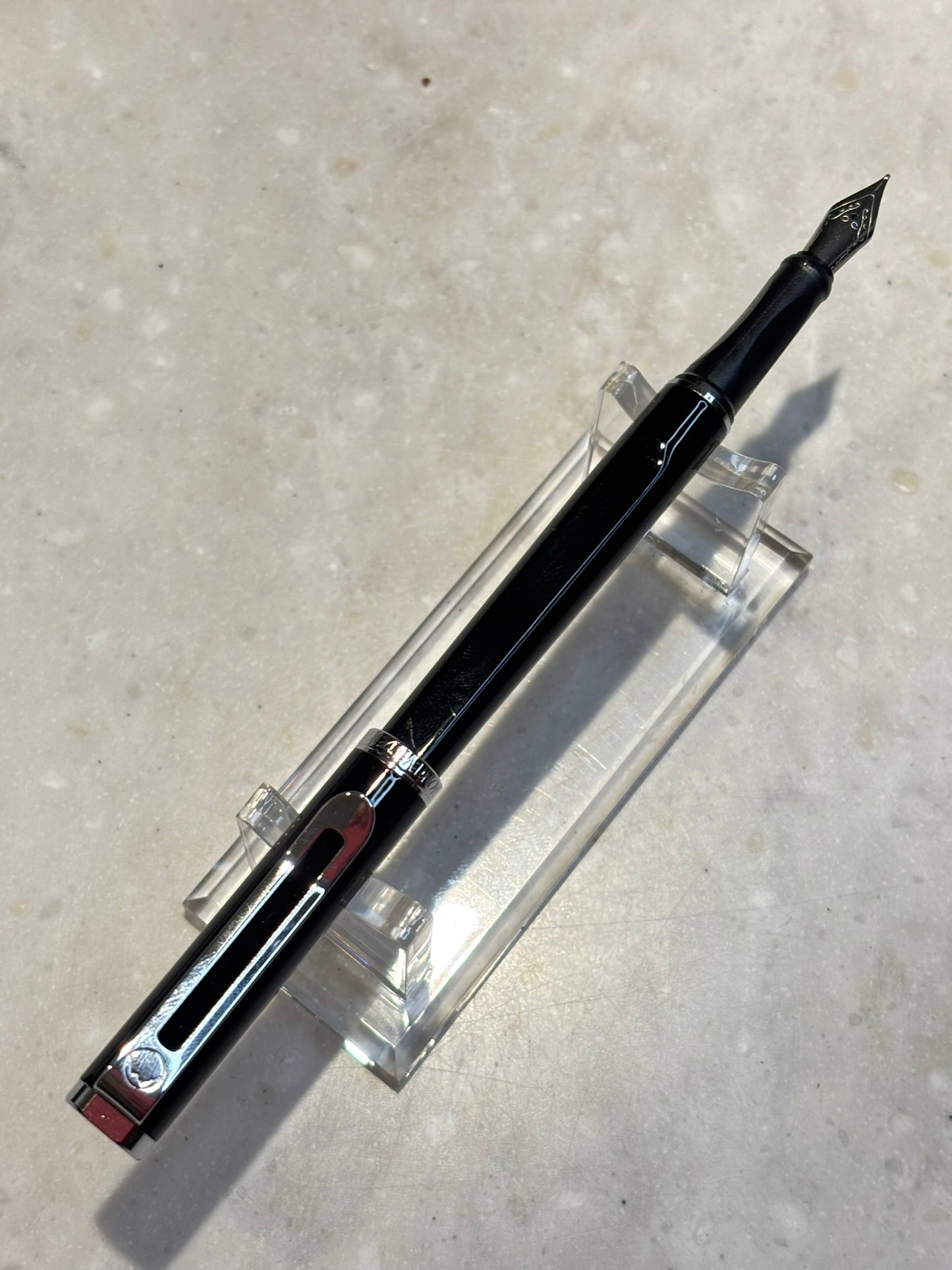 Vintage Monteverde Limonada Fountain Pen | Black & Chrome | New Old Stock