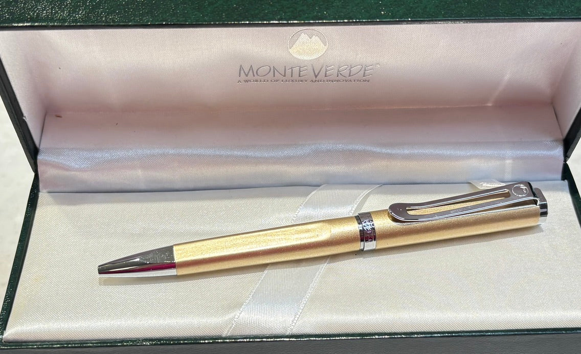 Monteverde Limonada Gold Ballpoint Pen | New Old Stock in Box