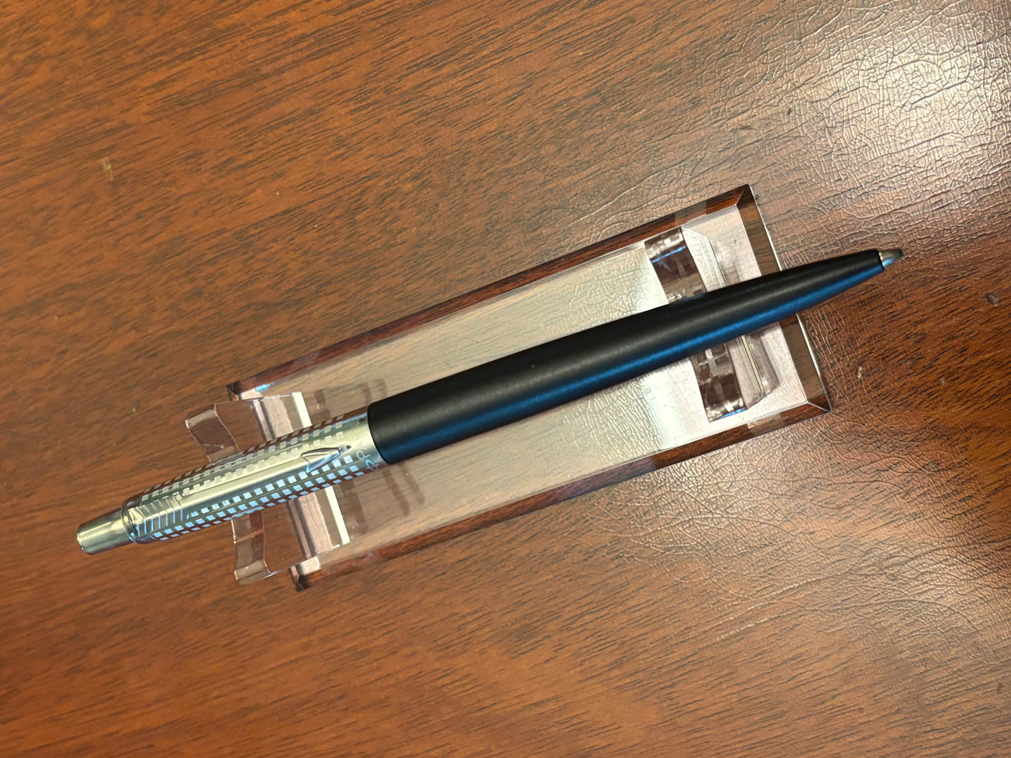 Parker Jotter Black & Stainless Steel Ballpoint Pen | New Old Stock in Box