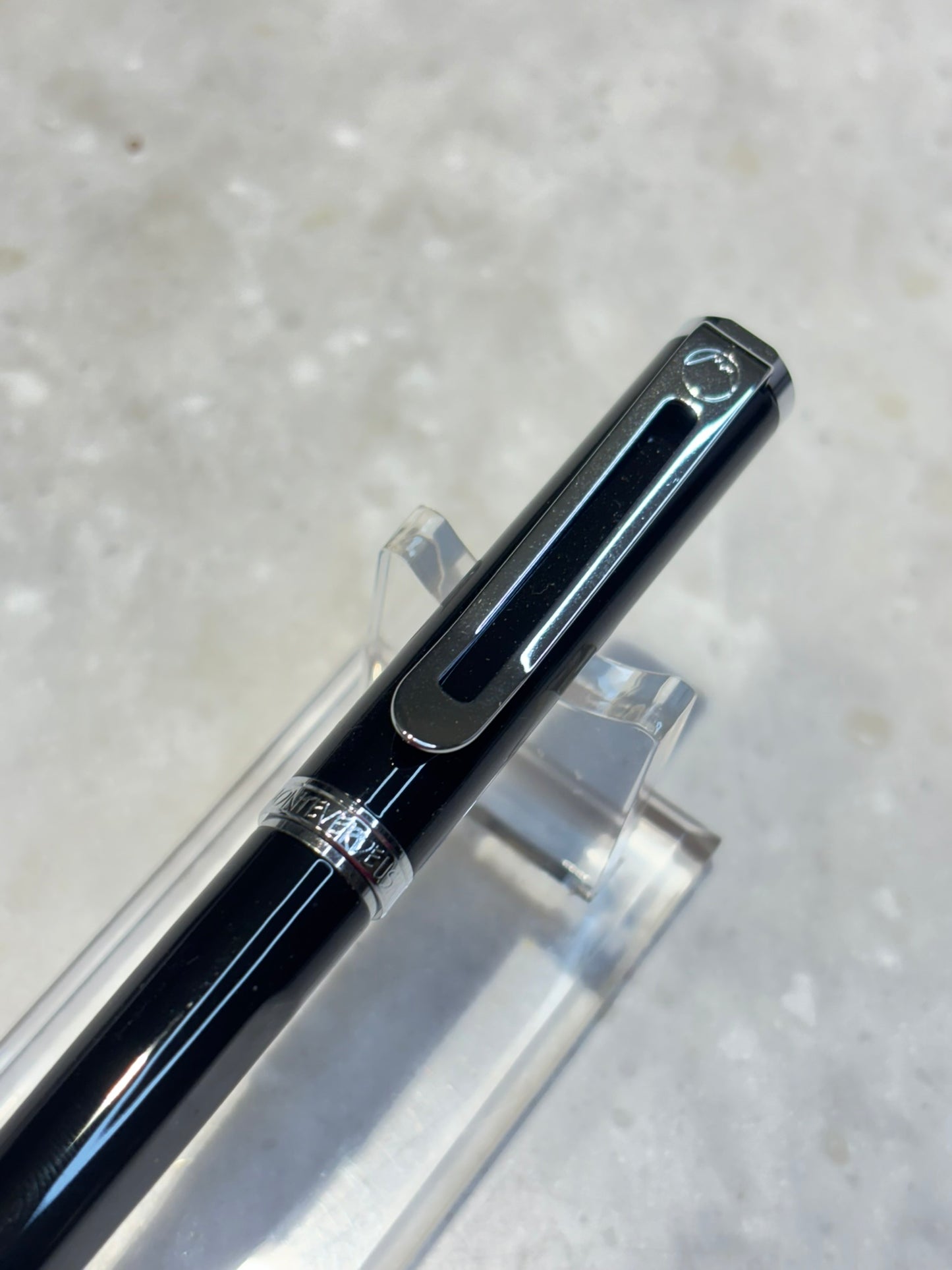 Vintage Monteverde Limonada Fountain Pen | Black & Chrome | New Old Stock