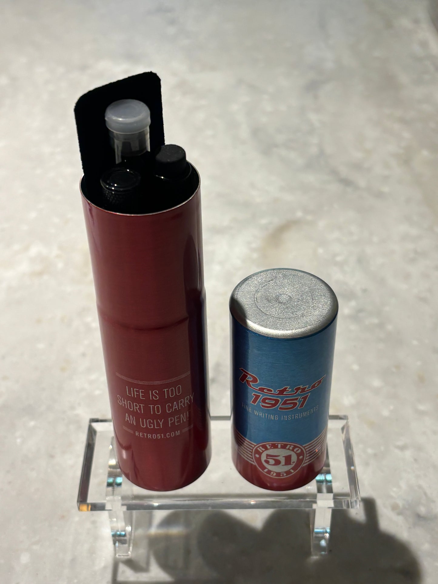 Retro 51 Tornado Stealth Gift Set | Matte Black Rollerball & Pencil | New Old Stock