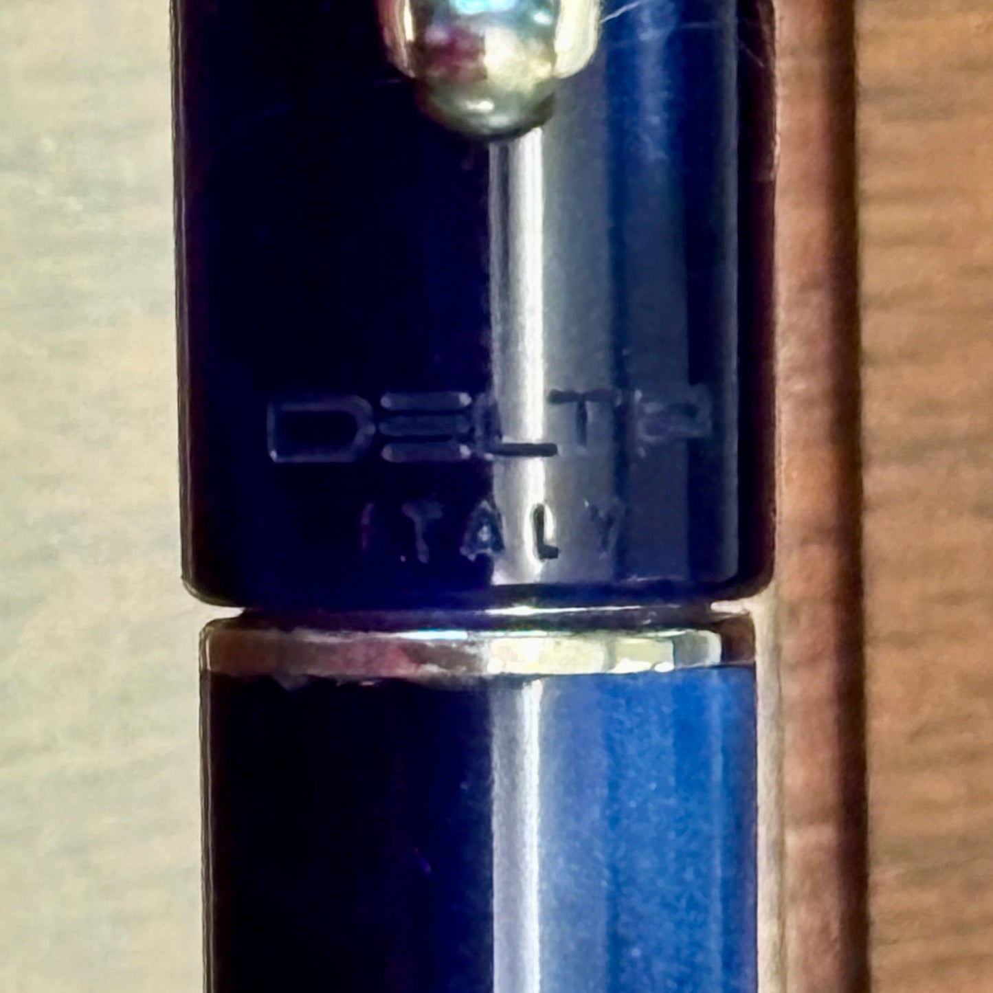 Delta Unica Blue Ballpoint Pen | Pre-2018 New Old Stock | Boxed Italian Writing Instrument
