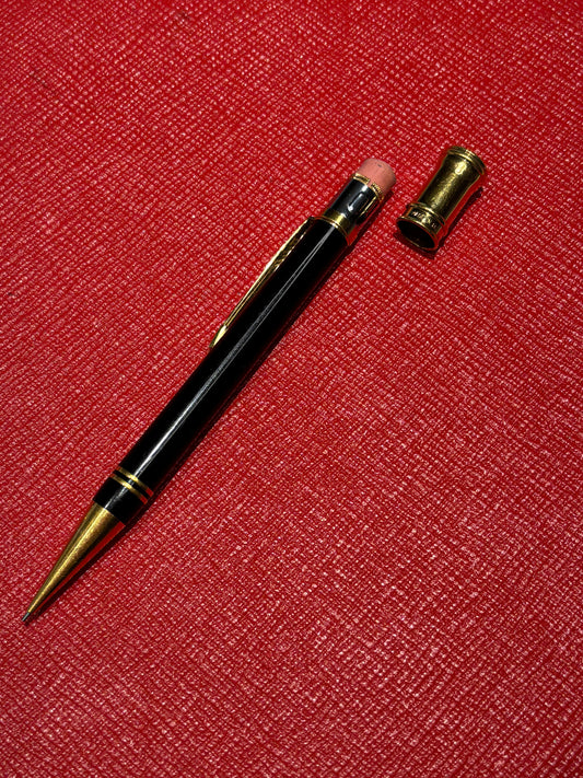 Parker Duofold Mechanical Pencil — Black/Gold, Made in UK, IE Date Code