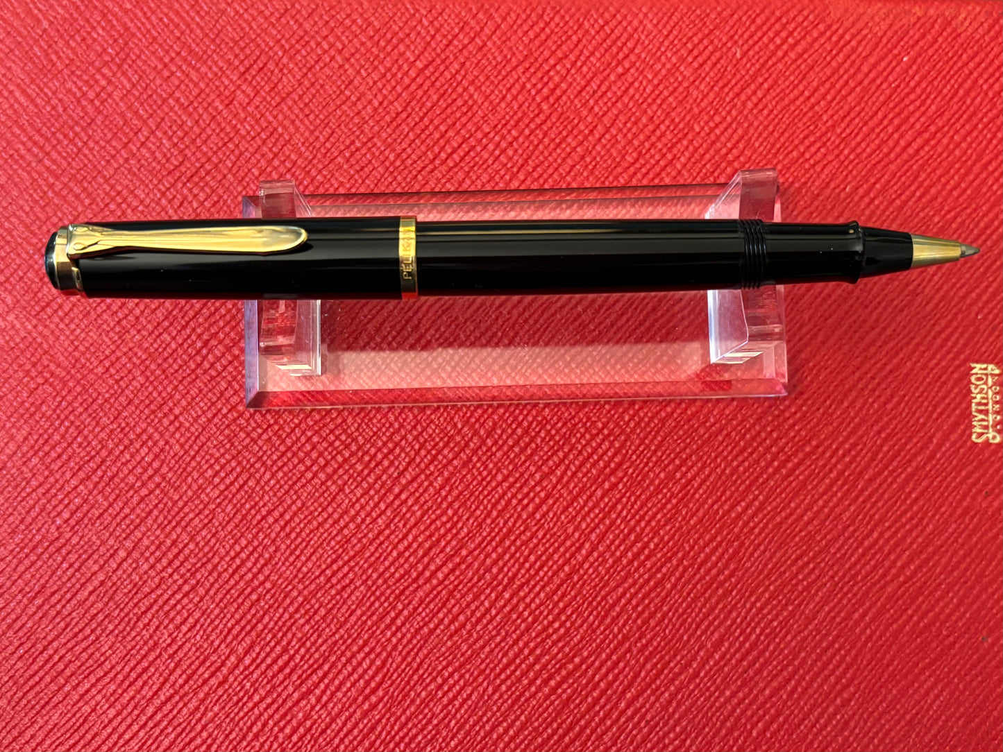 Vintage Pelikan R200 Old Style Rollerball Pen | W. Germany | Black & Gold Trim