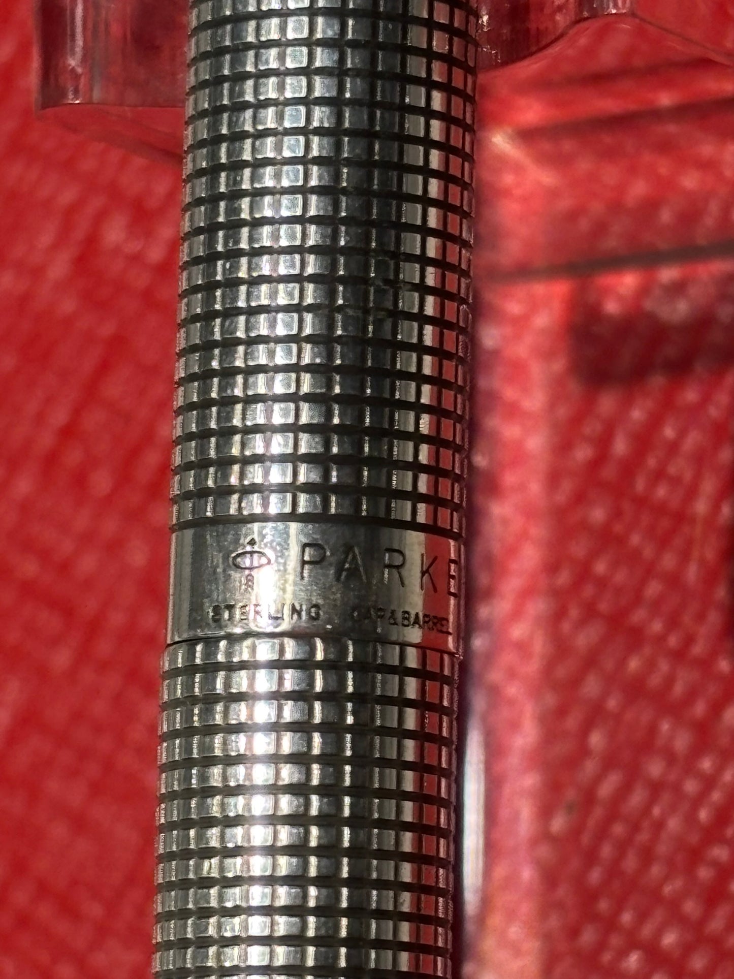 Vintage Parker 75 Ciselé Sterling Silver Rollerball Pen | USA Made | Gold Trim